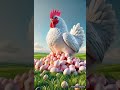The farmer's hen laid many pink eggs and the hen started crying 😭 #ai #hen #farmer