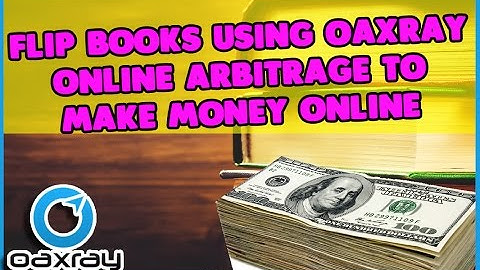Flip Books using Oaxray Online Arbitrage for Amazon Fba