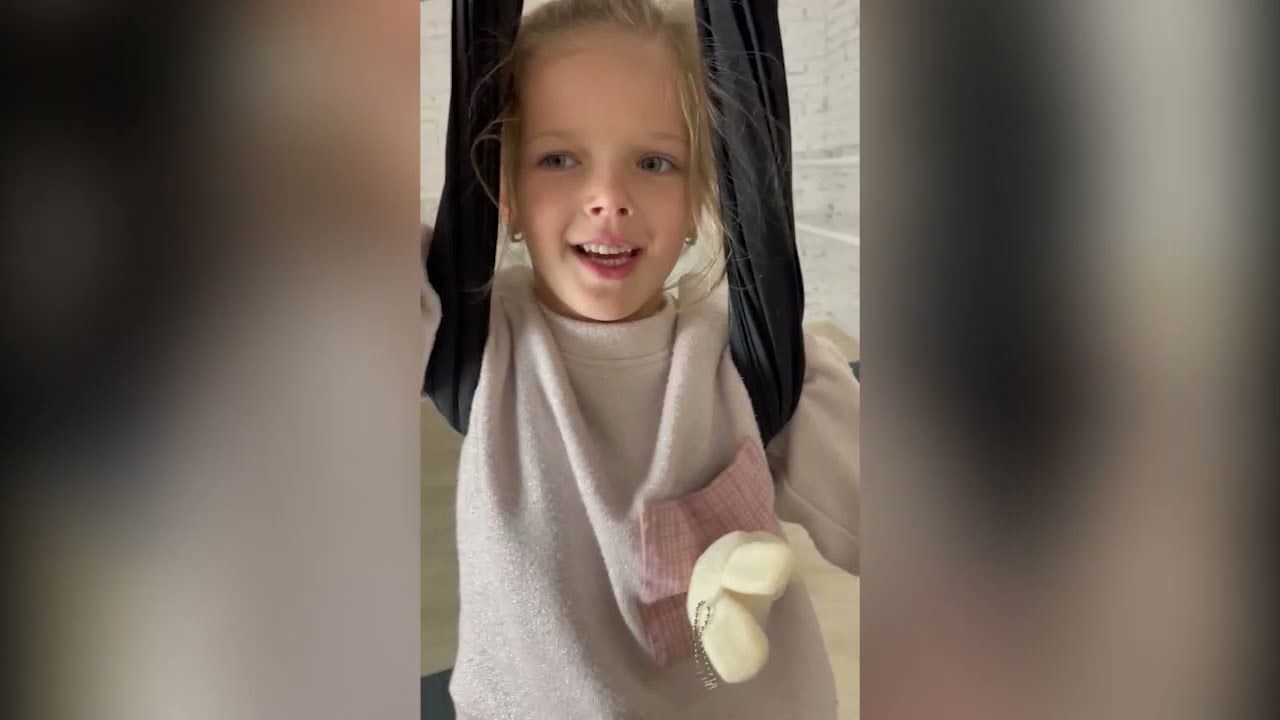 Импровизация ... Александра Езерская на полотнах (гамак) - воздушная гимнастика