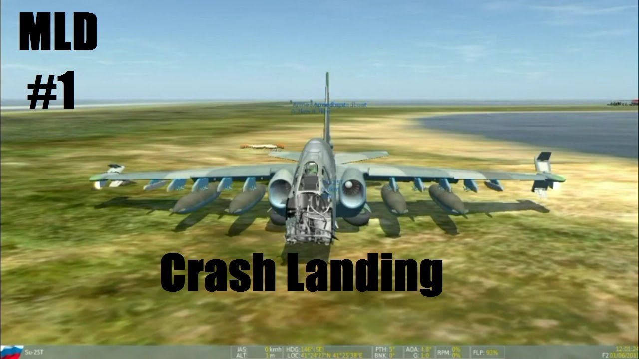 Crash Landing in wetlands DCS World YouTube