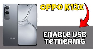 Oppo K12x USB Tethering || How to setup USB tethering || Enable USB tethering