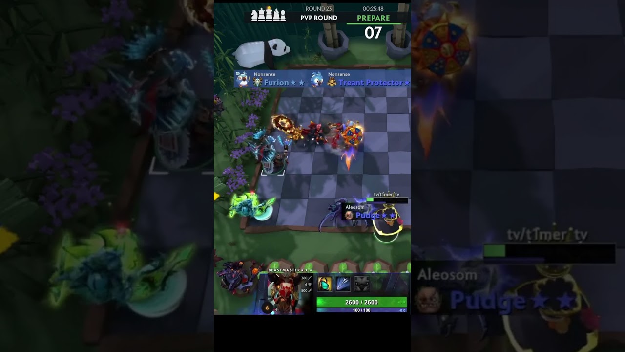 Dota Auto Chess Как работает синергия пандаренов. 