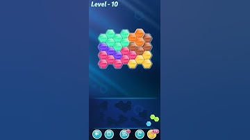 BLOCK! Hexa Puzzle! 7 Mania Level 10 (Basic) - Lösung Solution Walkthrough