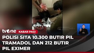 Polisi Tangkap Pengedar Obat Keras Ilegal, Ribuan Bukti Diamankan | Kabar Pagi