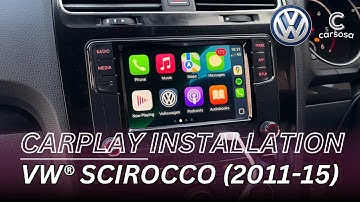 VOLKSWAGEN - APPLE CARPLAY Radio Unit Installation for Any VW 2006-2014 (Scirocco 2015)