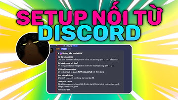 HƯỚNG DẪN TẠO MINIGAME NỐI TỪ TRONG DISCORD