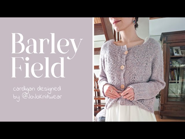💜 Barley Field Cardigan - test darmowego wzoru z Hobbii ✨ - YouTube