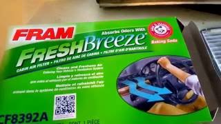 How to replace the cabin air filter on a 2004 Buick Century