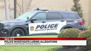 Mayfield Heights police interview suspect in luring incident; charges to be determined
