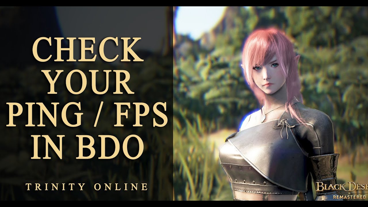 CHECK PING AND FPS , HOW TO CHECK BLACK DESERT ONLINE 2020 BDO TUTORIAL GUIDE NEW PLAYER & BEGINNERS