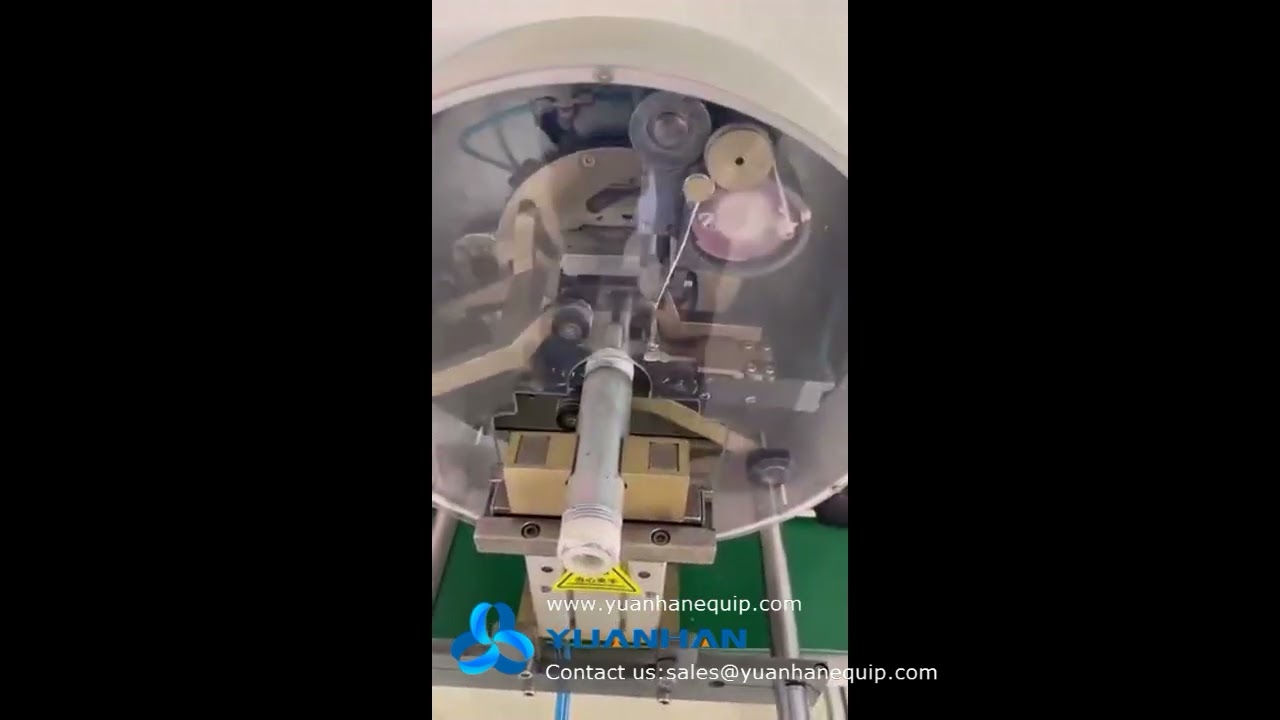 Teflon PTFE Tape wrapping machine for NPT fittings | Threads seal tape applicator - Yuanhan