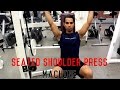 Seated shoulder press machine