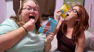 TASTE TESTING the NEW SMART SWEETS | SWEET FISH & SOUR BLAST BUDDIES