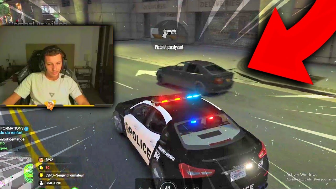 Walid Rp WALID EN COURSE POURSUITE DU CÔTÉ DES FLICS !! (best of gta rp) - YouTube