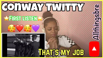 MY FIRST TIME LISTENING TO CONWAY TWITTY | THAT'S MY JOB | *soul touching* | REACTION