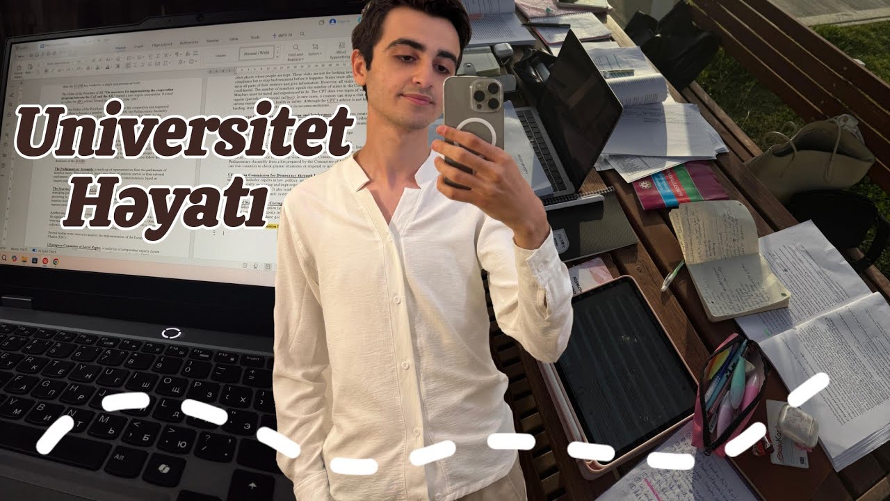 Tələbəlik həyatı: 1-ci kursun sonu - BDU Hüquq fakültəsi - vlog, studywithcml