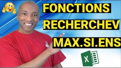 COMMENT TROUVER UN TARIF AVEC LES FORMULES EXCEL RECHERCHEV ET MAX.SI.ENS DANS EXCEL 2016