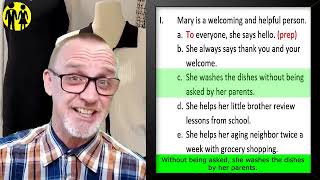 Series 3: Lesson 17A - Moving Prepositional Sentence Openers  (Part 1)