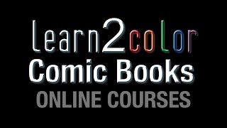 The Learn 2 Color Comic Books Video Courses