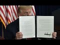 President Trump signs 4 executive orders aimed at pandemic relief