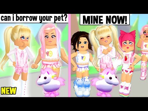 The New Girl SCAMMED ME For My NEON PET And Became Super Popular... An Adopt Me Story