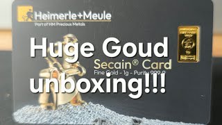 E3000 Gold Bar Unboxing