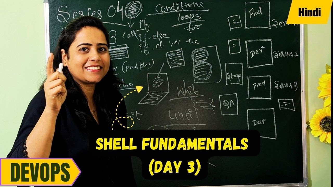 Day 03 | Shell Scripting for DevOps Beginners HANDS-ON | Hindi - YouTube