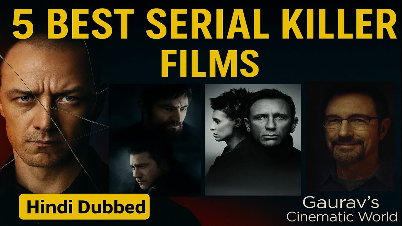 5 Best Serial Killer ☠️ Movies Hindi dubbed | Hollywood Suspense Thrillers ! 