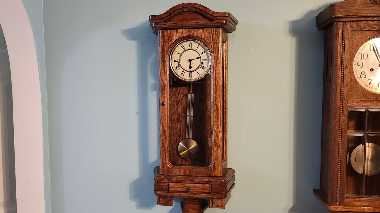 Hermle ウェストミンスター式掛時計 Mid 1990's Hermle Westminster Chime Regulator Wall Clock with