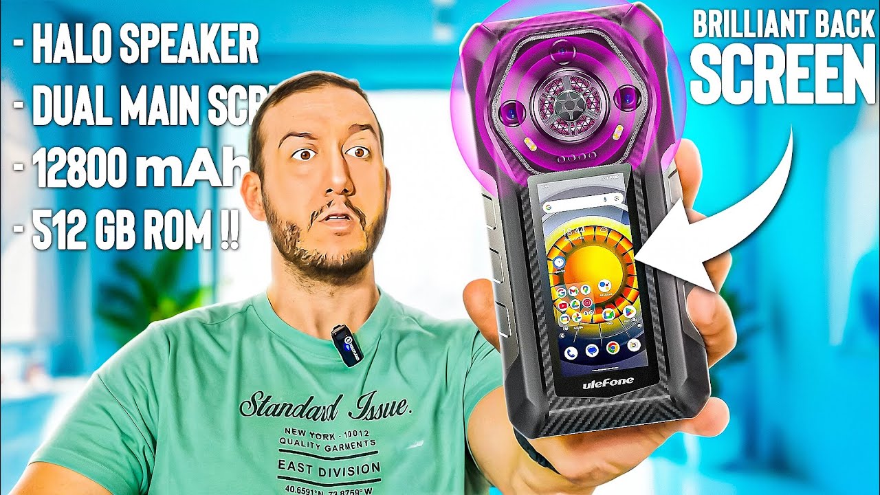أول مرة في العالم 🌍 هاتف مع أكبر شاشة ثانية و speakers ,قوي 📢 | جهاز مرعب 😱