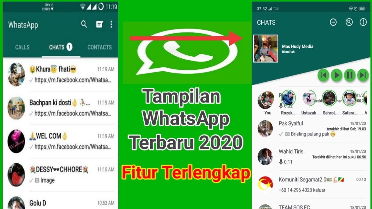 WhatsApp Terbaru 2020! Tampilan WhatsApp Yang Berbeda🔥dan Fitur Terlengkap
