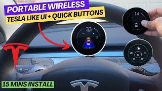 NEW Wireless Instrument Cluster Display HUD For Tesla Model 3/Y (Portable Bluetooth Connect)