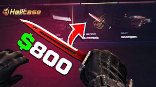 That case pulled insane knife on hellcase! (Hellcase Promo Code 2024)