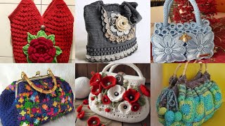 Collection of Crochet knitting hand bags|Massive Crochet|