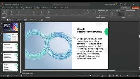 How to make a video in PowerPoint Part 2