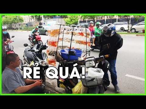 Không Ngờ Xe Bán Cá Cảnh Dạo có bán nhiều loại Cá Rẻ và Đẹp quá - Đi Mua Cá Cảnh Về Nuôi ở vỉa hè