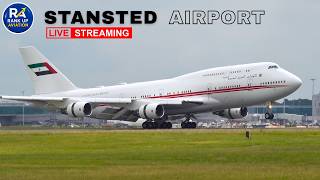 🔴 Stansted Airport Plane Spotting | Boeing 747, 777, A330 & Heavy Jets Landing & Takeoff