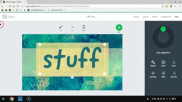 How to Make A Youtube Channel Art with Adobe Spark free!