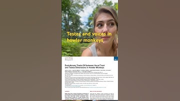 The relationship between testicles and voice in howler monkeys! #sicence #scicomm #monkey #research