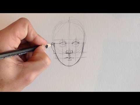 Video: Come Disegnare Una Testa Umana