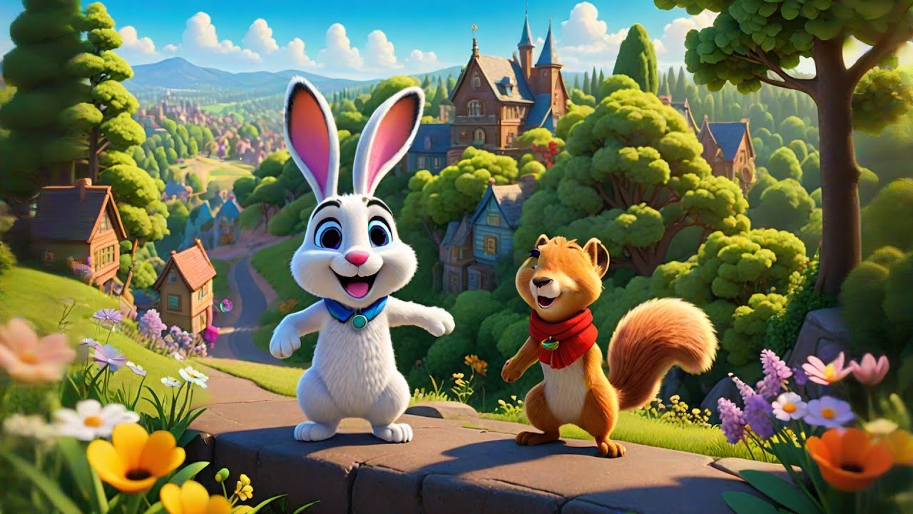 Open Season Rabbits Pretty Ricky Ricky Rabbit Hops to School | School Song for Kids | Nursery Rhymes and ...
