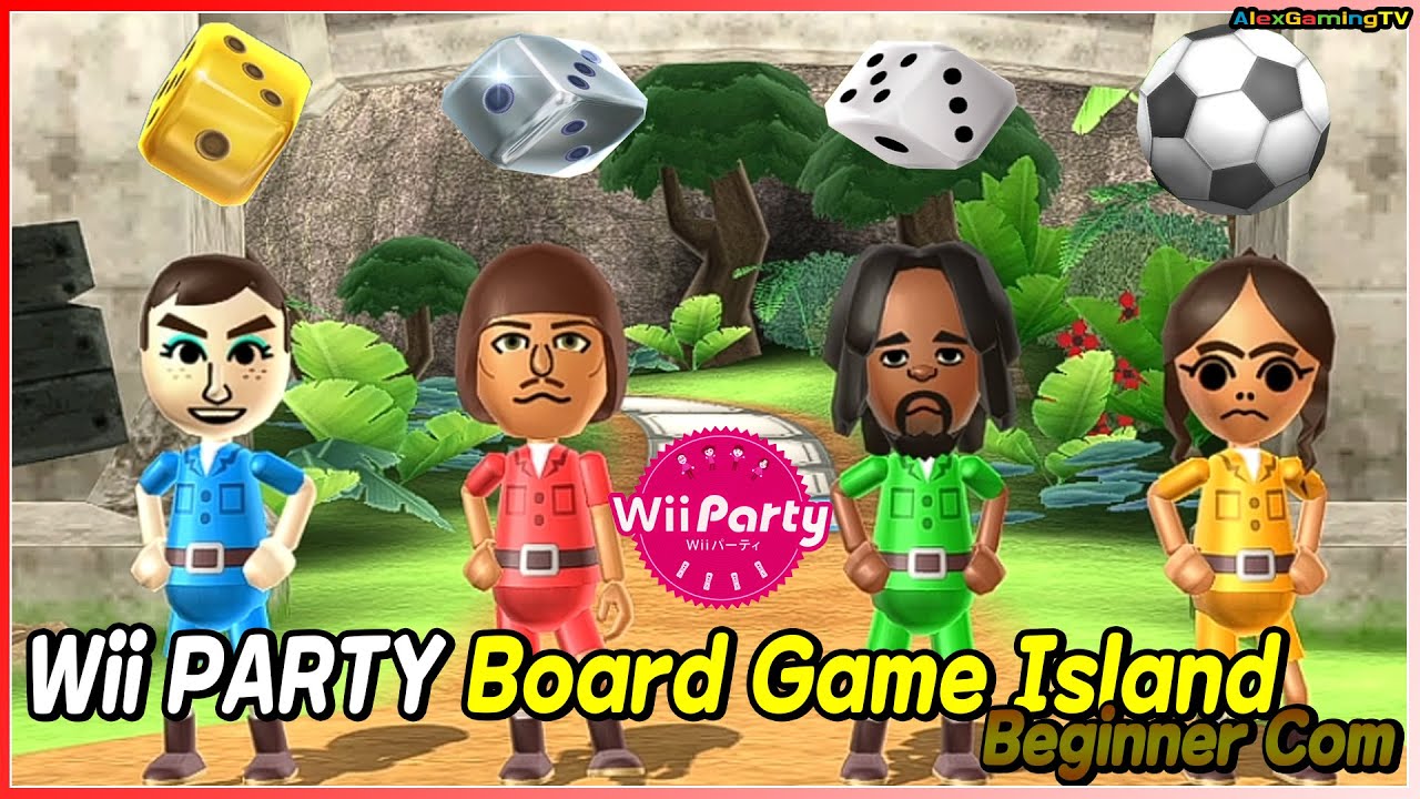 Wii Party Board Game Island Beginner Com Eddy Vs Mike Vs Alex Vs Chika Alexgamingtv Youtube