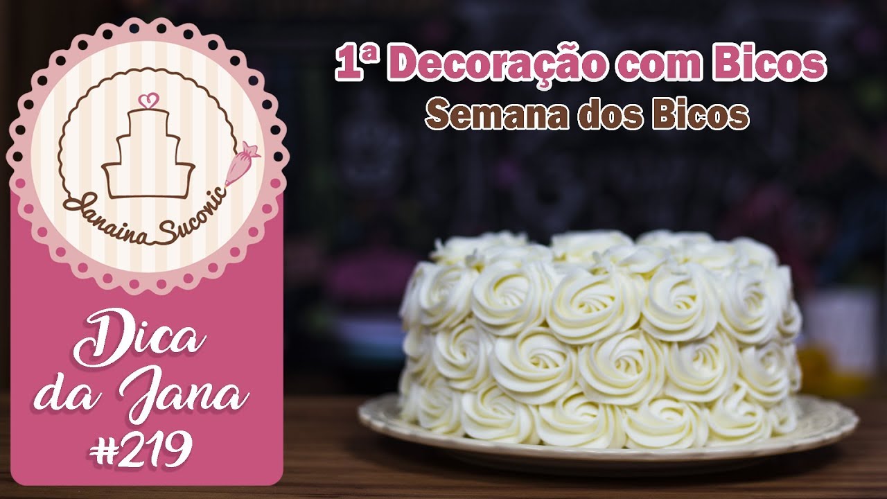 Dica da Jana #219 Bico 1M - Roseta - Por Janaina Suconic