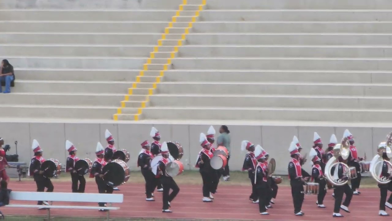 (Marching-In ) Dutchtown HS / 2025 MLK Battle of Bands @ Hallford Stadium/ Marching Band