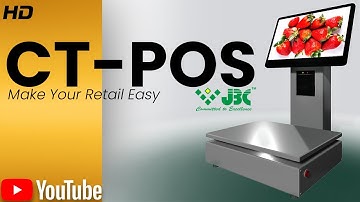 CT-POS | Touch POS Scale with Barcode & Bill Printing