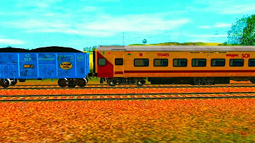 ICF UTKRISHT COUPLING BCNA WAGON | BUMPY RAILROAD | Train Simulator | Railworks 3 | vfxtitd