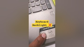 Lenovo IdeaPad S540 Series Laptop Keyboard Backlight Not Working Problem#macnitesh#keyboardtricks