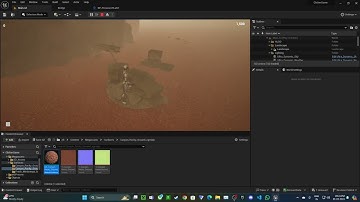 Desert environment test | Clicker game dev vlog 1 | Unreal engine 5