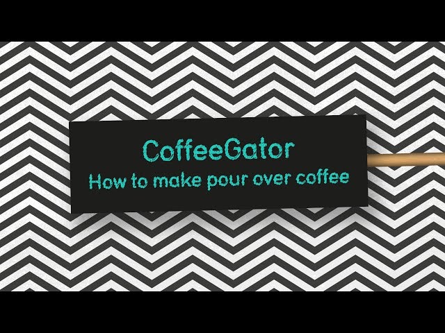 Kavey Eats » Coffee Gator's Pour Over Coffee Brewer & Canister