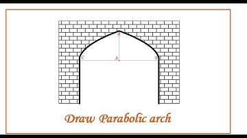 Draw parabolic arch